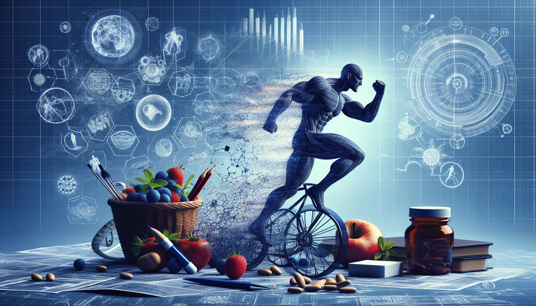 Image of natural supplements and healthy foods that boost men's sex drive